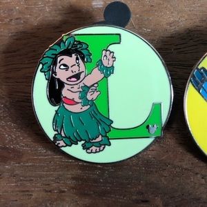 Lilo and Stitch Alphabet Pin